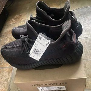 adidas Yeezy Boost 350 V2 Black Non-Reflective Cream White 350 V2